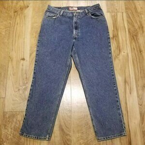 Vintage Old Navy Blue Jeans 16 Womens High Rise Relaxed Fit Ankle Jean 90s / y2k